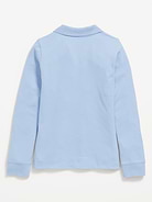 Image 3 of 4, Uniform Pique Polo Shirt for Girls