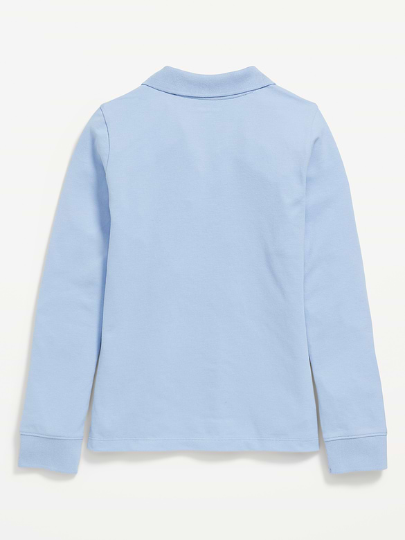 Uniform Pique Polo Shirt for Girls