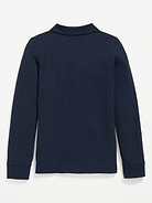 Image number 3 showing, Uniform Pique Polo Shirt for Girls