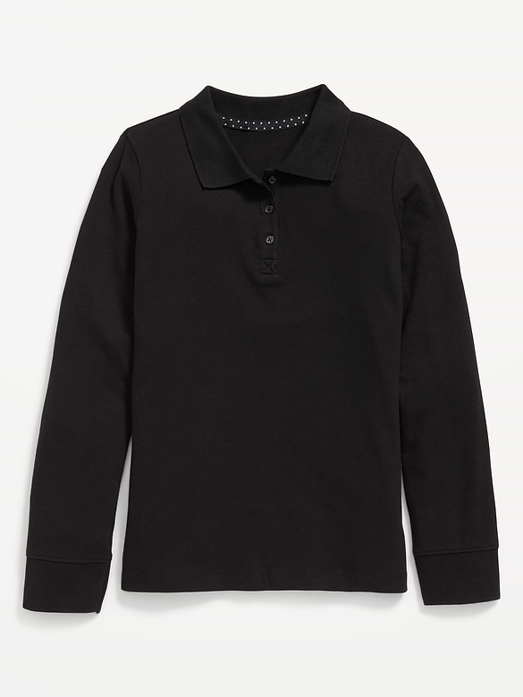 Uniform Pique Polo Shirt for Girls