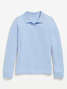 Image 2 of 4, Uniform Pique Polo Shirt for Girls