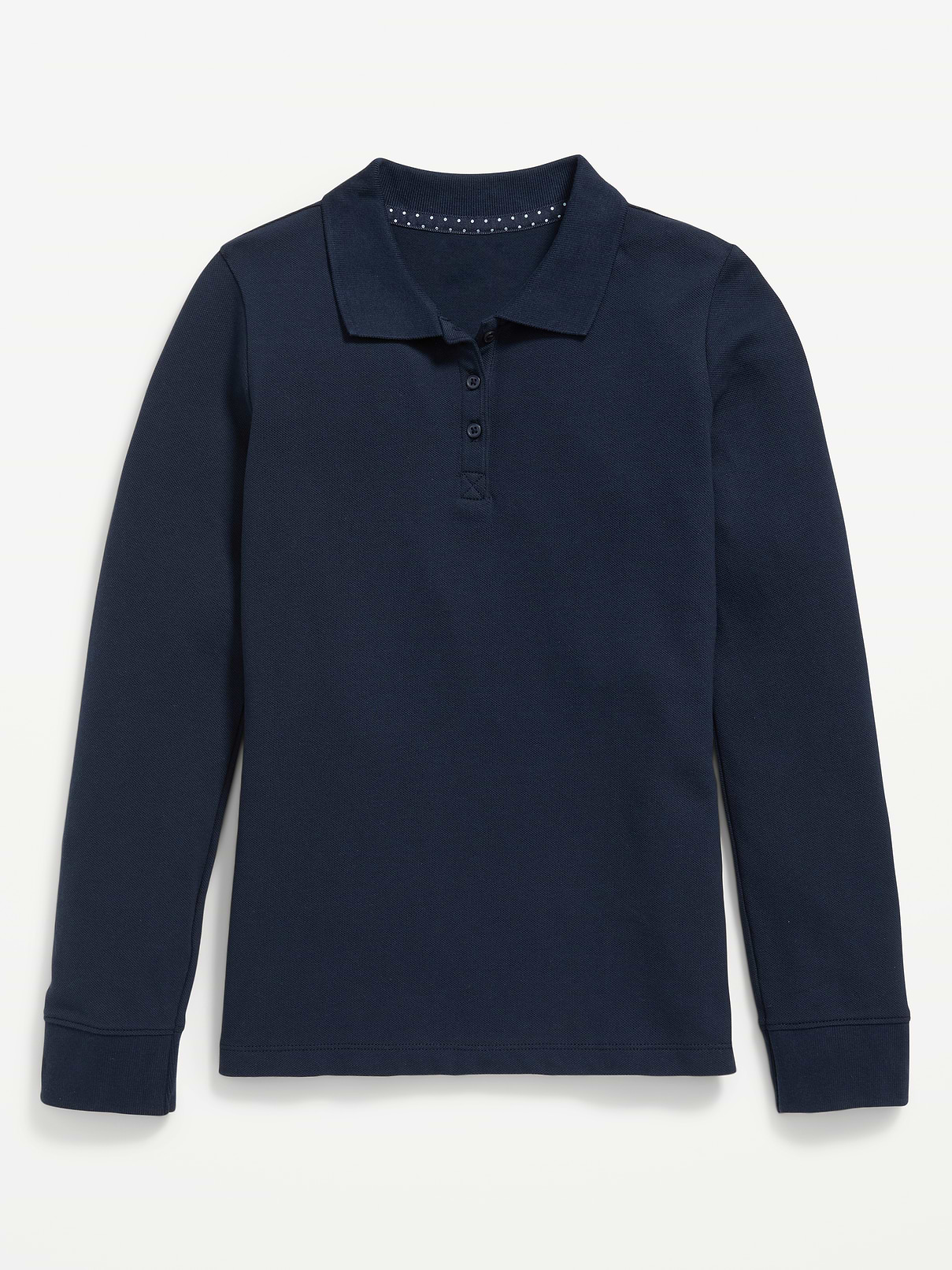 Image number 2 showing, Uniform Pique Polo Shirt for Girls