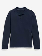 Image number 2 showing, Uniform Pique Polo Shirt for Girls