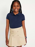 Image number 1 showing, Uniform Pique Polo Shirt for Girls