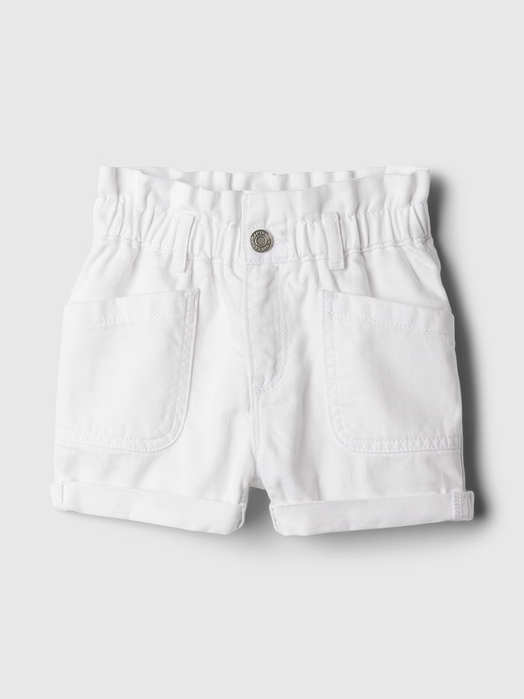 Baby & Toddler Just Like Mom Ruffle Denim Shorts