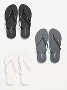 Image number 1 showing, Flip-Flop Sandals 3-Pack (Partially Plant-Based)