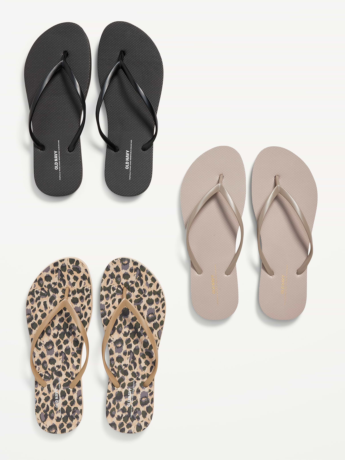 Image number 1 showing, Flip-Flop Sandals 3-Pack (Partially Plant-Based)