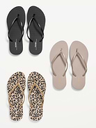 Image number 1 showing, Flip-Flop Sandals 3-Pack (Partially Plant-Based)