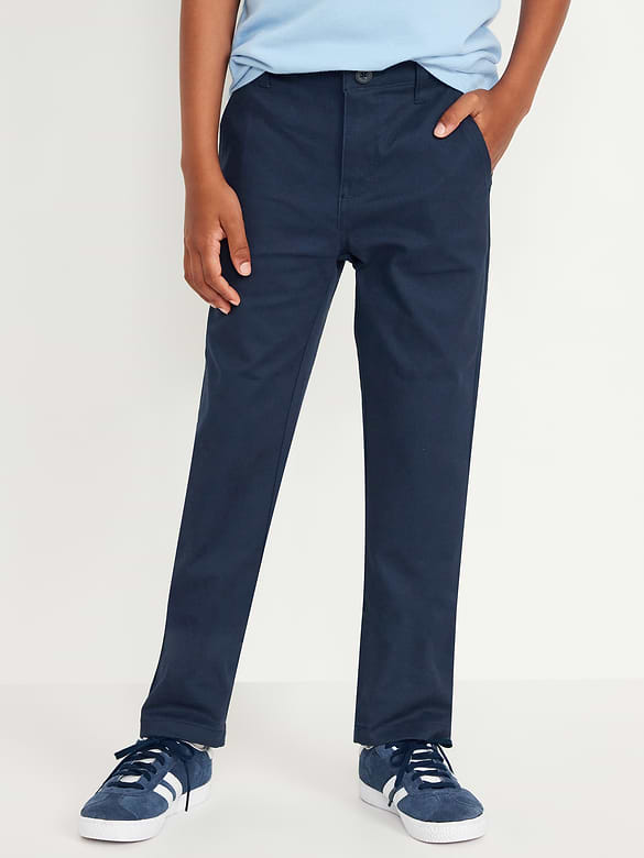 Slim School Uniform Chino Pants for Boys