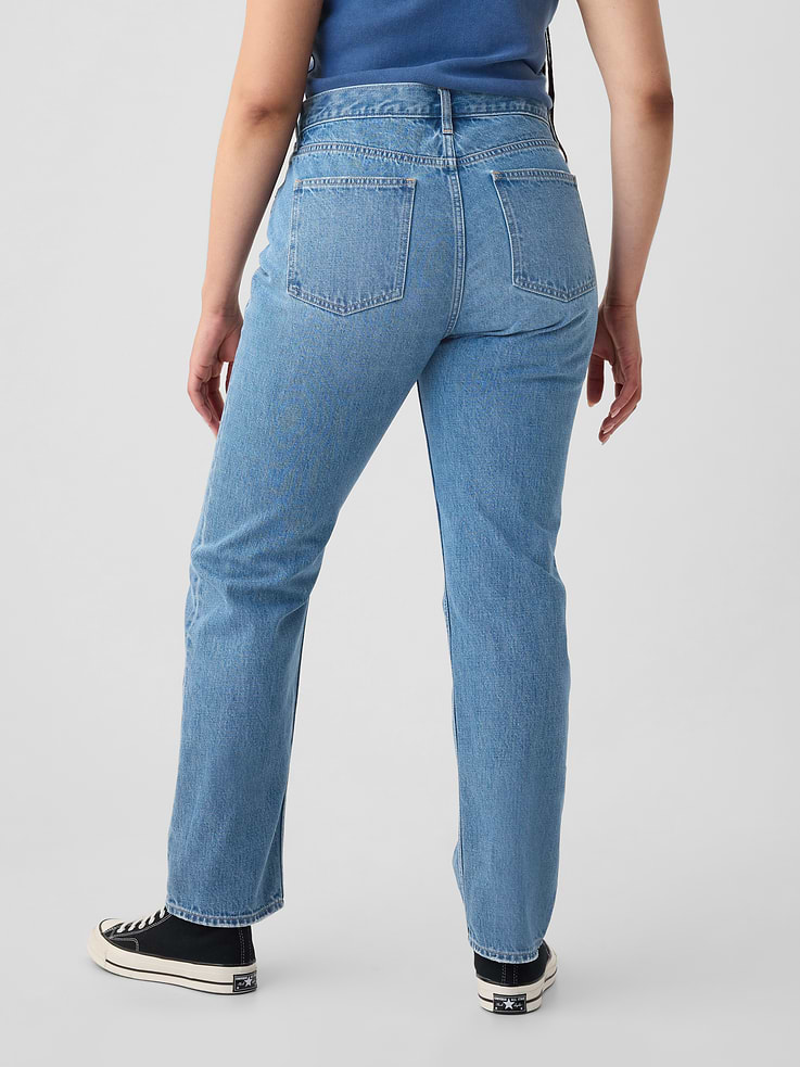 Image number 6 showing, High Rise Rigid '90s Slim Straight Jeans