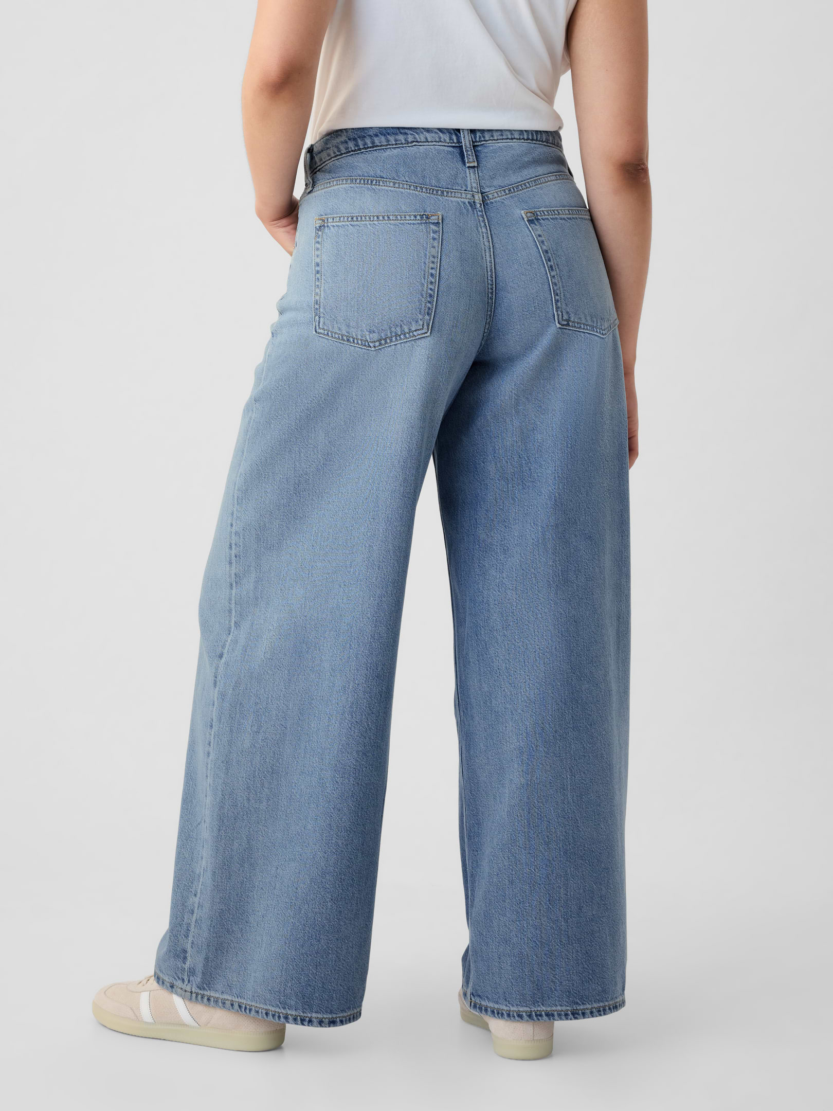 Image 6 of 7, Mid Rise UltraSoft Baggy Jeans