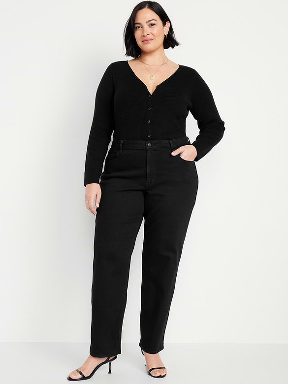 High-Waisted Wow Loose Jeans