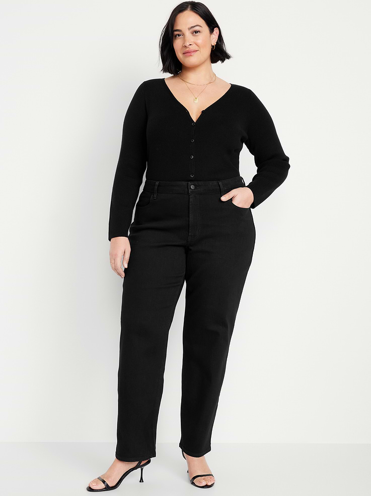 Image number 8 showing, High-Waisted Wow Loose Jeans