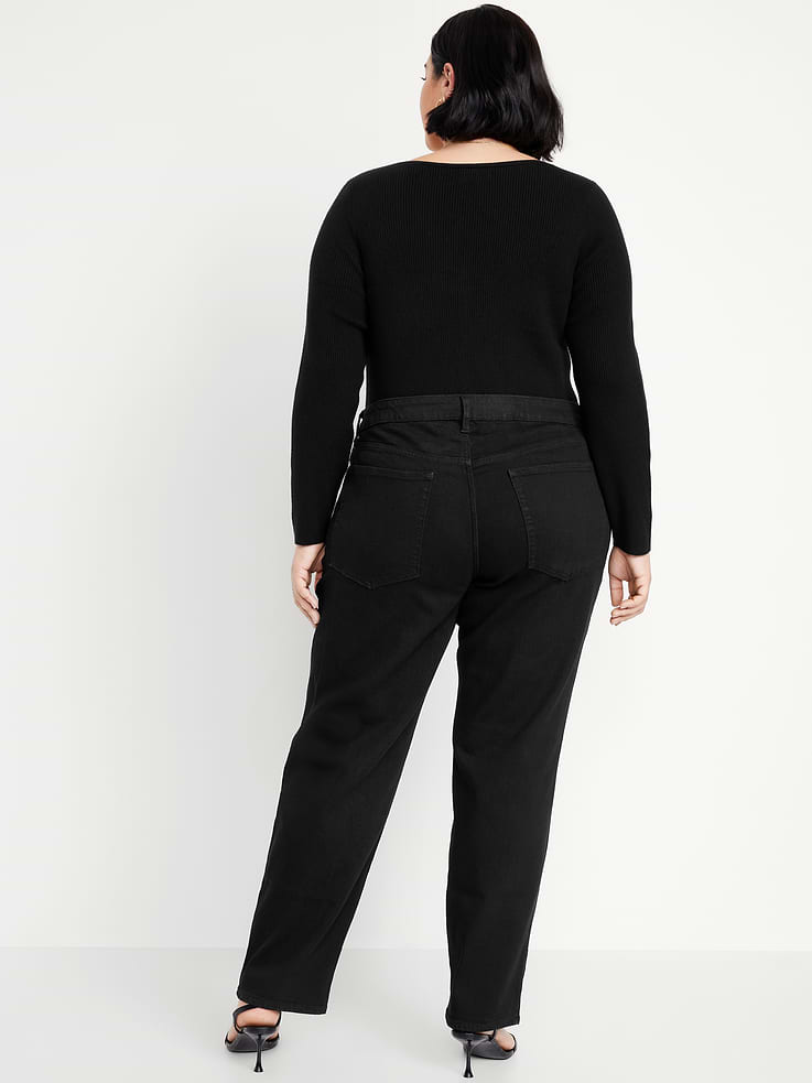 Image number 9 showing, High-Waisted Wow Loose Jeans