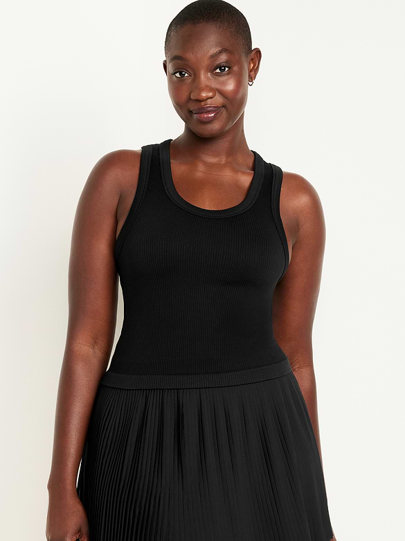Exhale Seamless Fitted Rib Tank