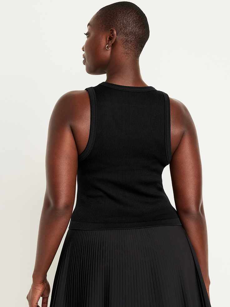 Image number 6 showing, Exhale Seamless Fitted Rib Tank