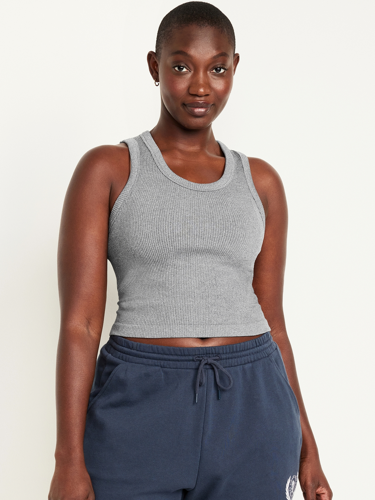 Exhale Seamless Fitted Rib Tank | Old Navy