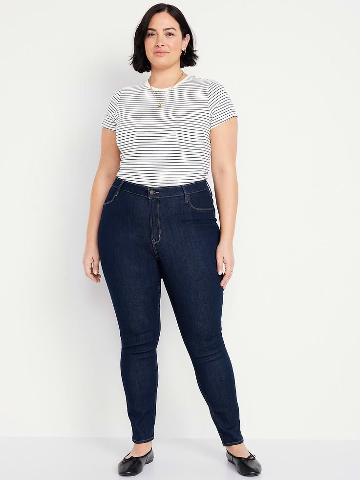 Image number 8 showing, High-Waisted Wow Super-Skinny Jeans