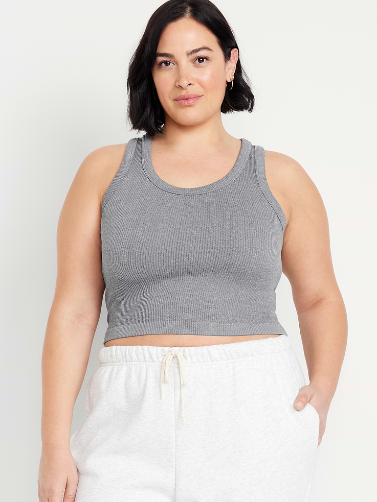 Image number 7 showing, Exhale Seamless Fitted Rib Tank