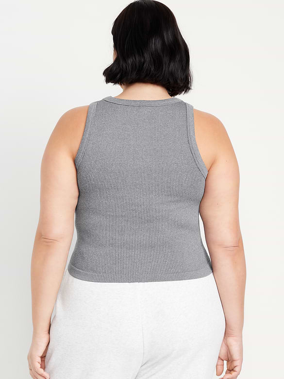 Exhale Seamless Fitted Rib Tank