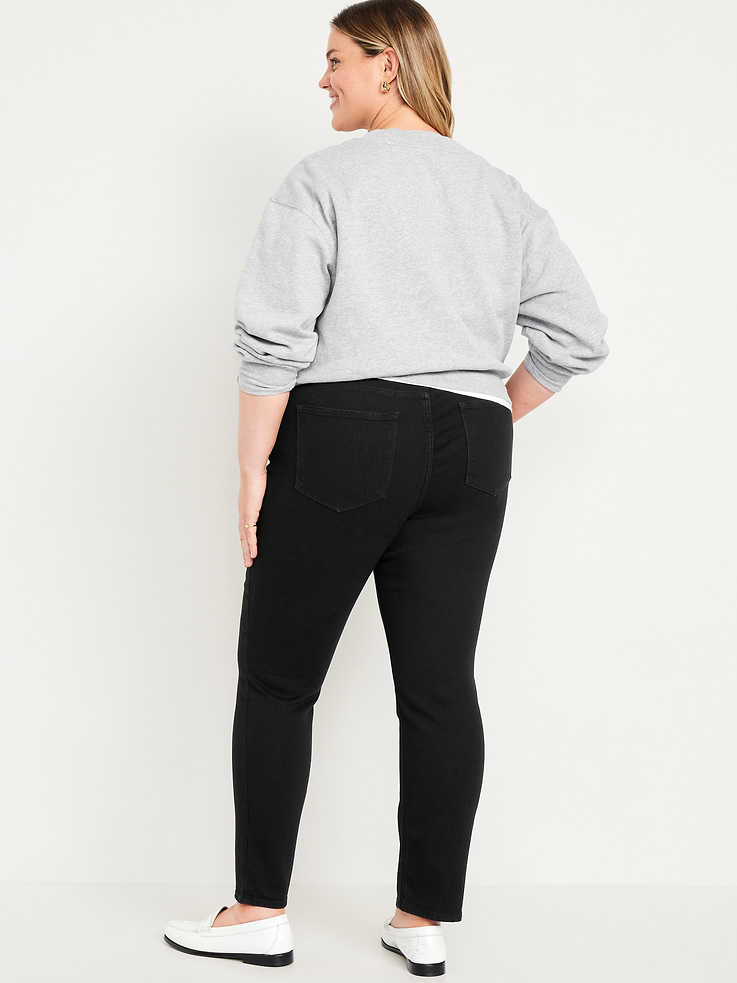 L'image numéro 8 présente Jean Wow droit à taille haute longueur cheville