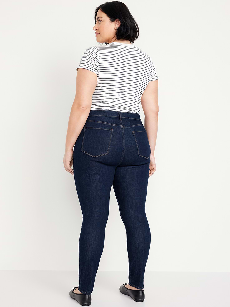 Image number 9 showing, High-Waisted Wow Super-Skinny Jeans