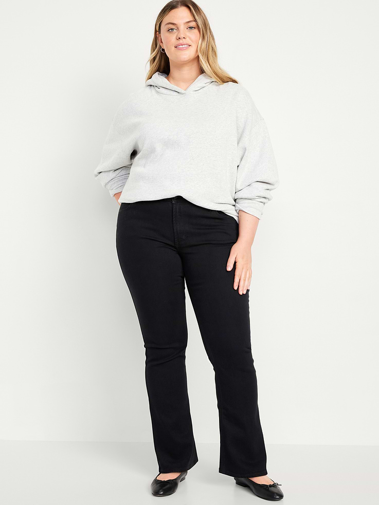 L'image numéro 7 présente Jean Wow semi-évasé à taille mi-basse