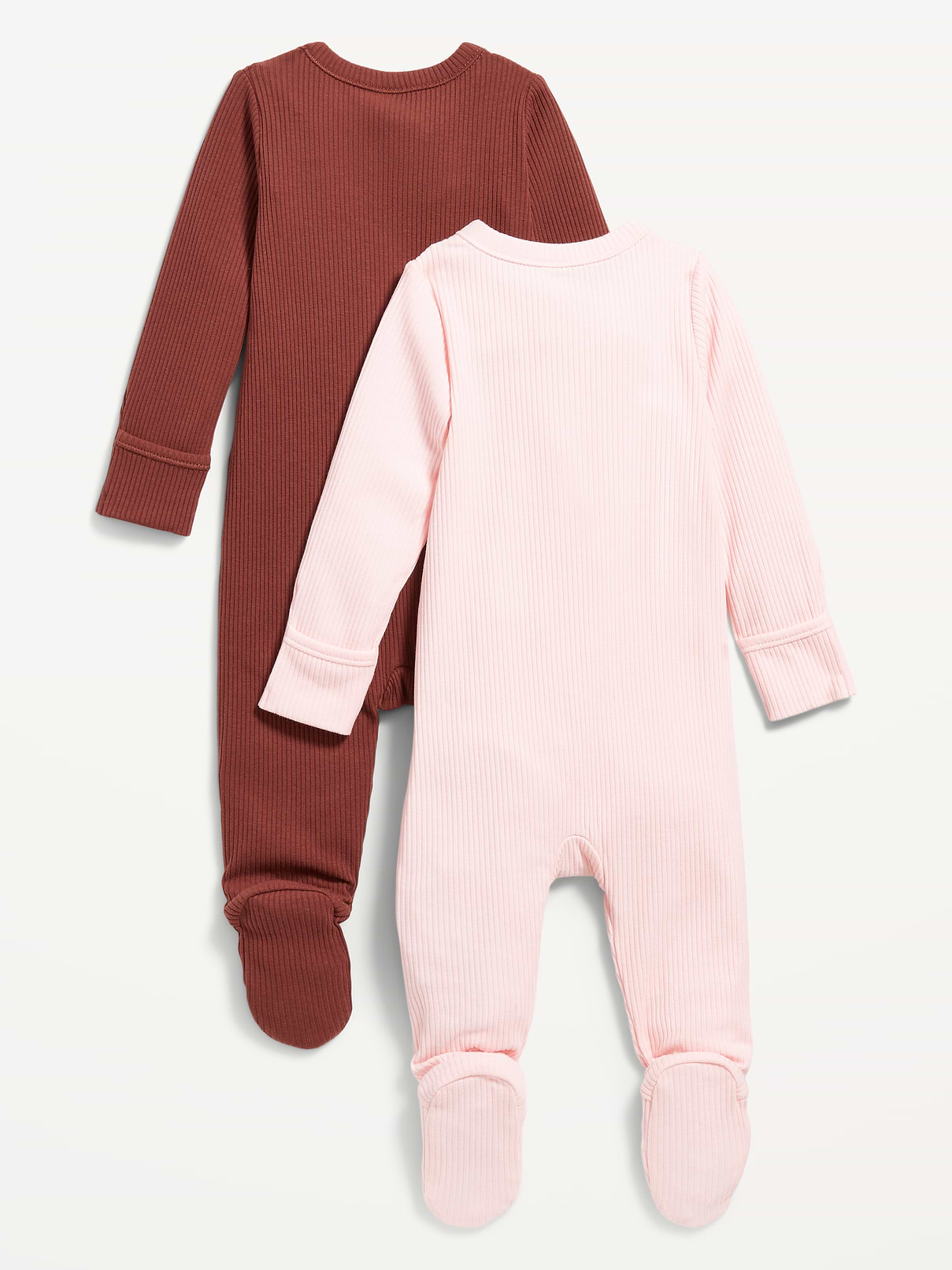 Image 2 of 4, 2-Way-Zip Sleep & Play Footed One-Piece 2-Pack for Baby