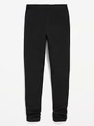 L'image numéro 1 présente Legging à taille haute froncé sur le côté pour fille