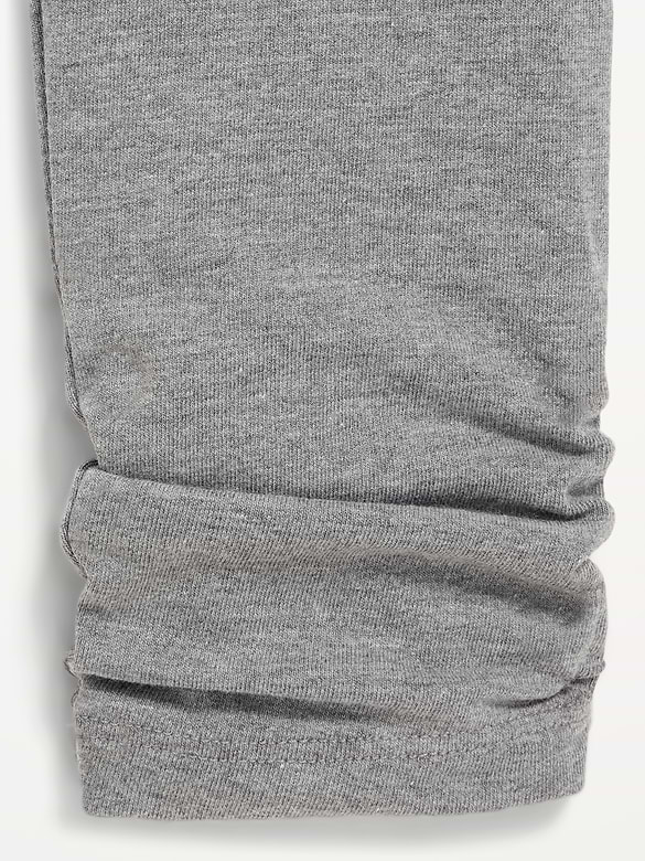 High-Waisted Side Ruched Leggings for Girls
