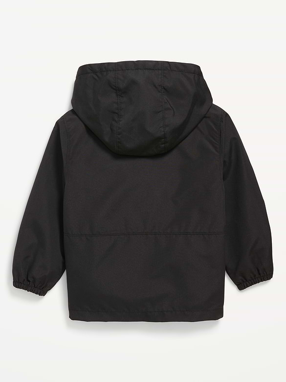 Water-Resistant Unisex Hooded Jacket for Toddler