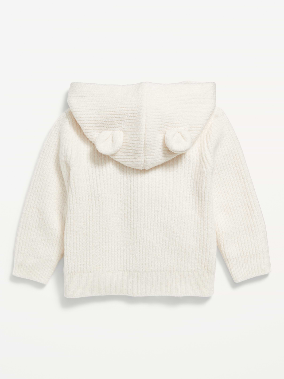 Image 2 of 2, SoSoft Critter Ear Button-Front Sweater for Baby