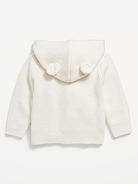 Image 2 of 2, SoSoft Critter Ear Button-Front Sweater for Baby