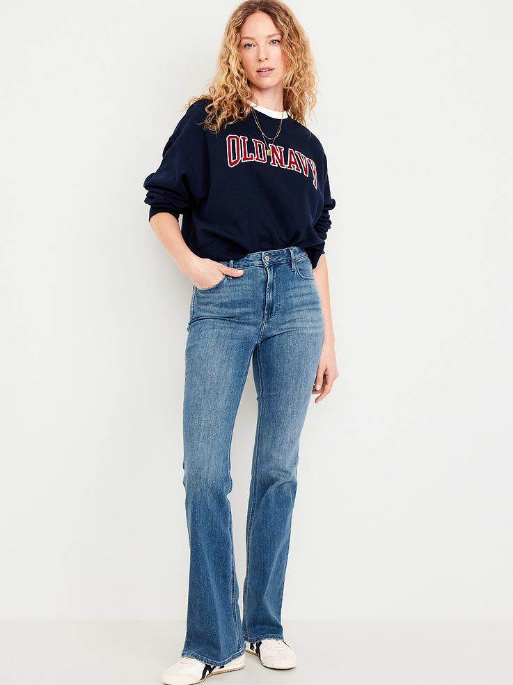 Image number 1 showing, High-Waisted Wow Flare Jeans