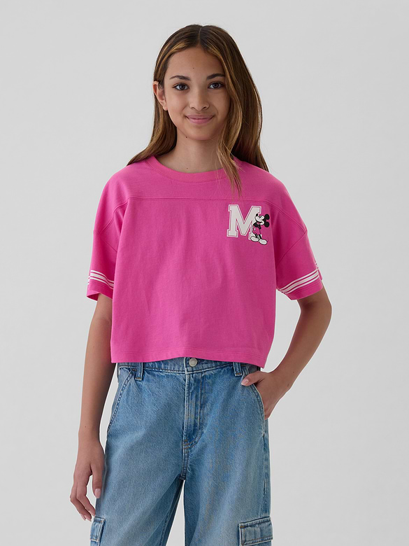 Gap × Disney Kids Boxy Cropped Graphic T-Shirt
