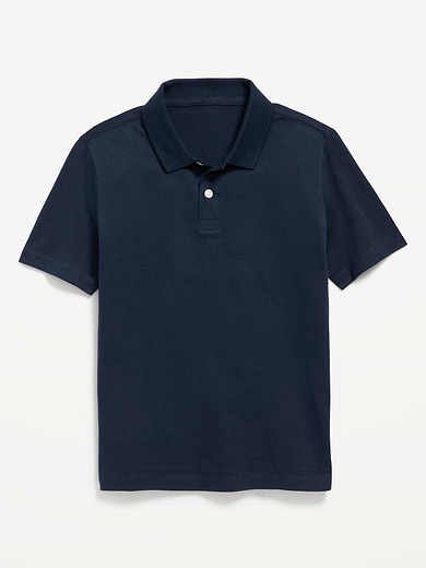 Image number 2 showing, School Uniform Jersey Polo Shirt for Boys