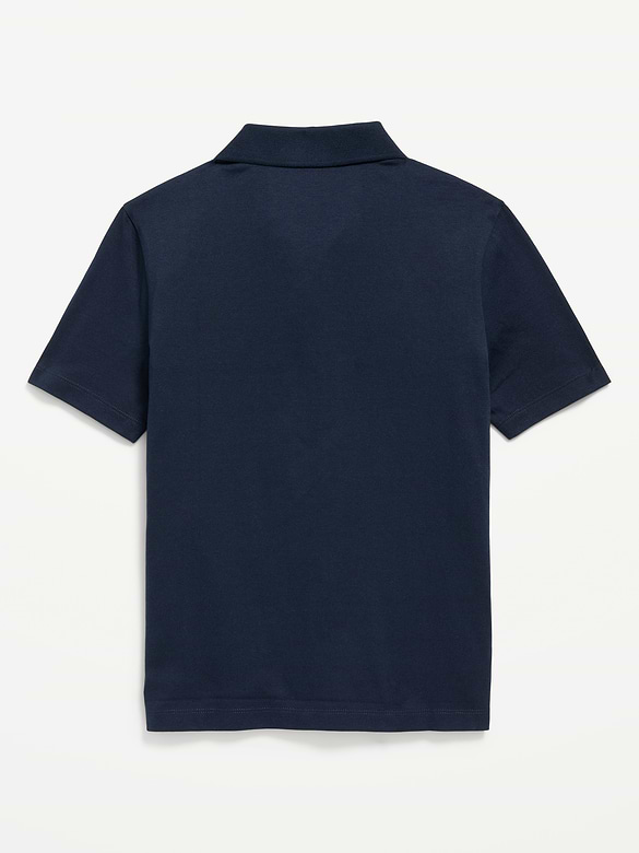 Polo d’uniforme scolaire en jersey pour Garçon