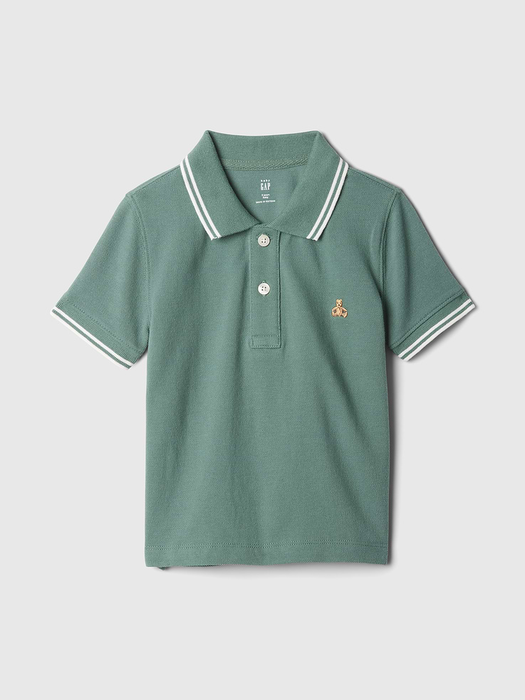 Image number 1 showing, babyGap Pique Polo Shirt