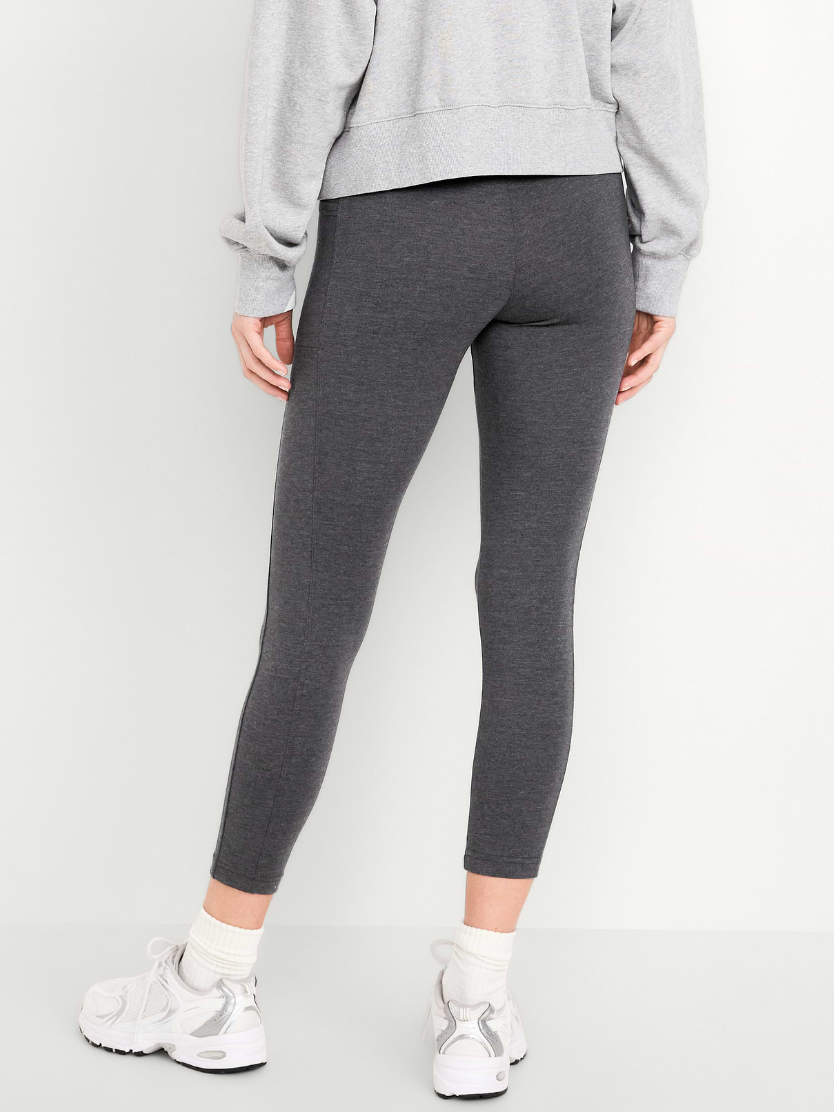 Image number 2 showing, High-Waisted Fashion Layering 7/8 Legging