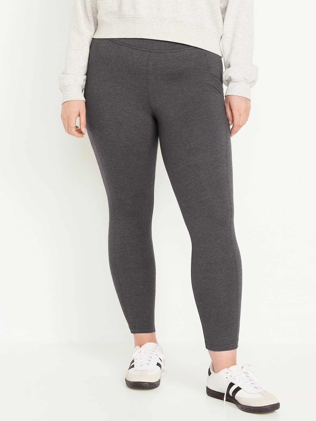 Image number 5 showing, High-Waisted Fashion Layering 7/8 Legging