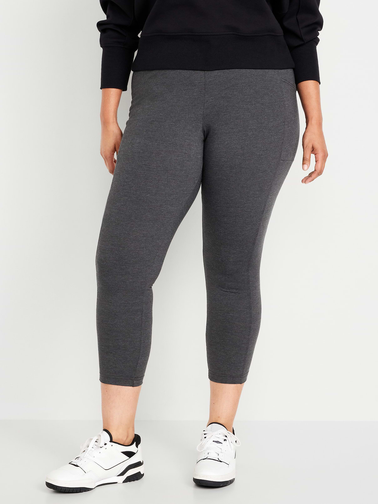 Image number 7 showing, High-Waisted Fashion Layering 7/8 Legging