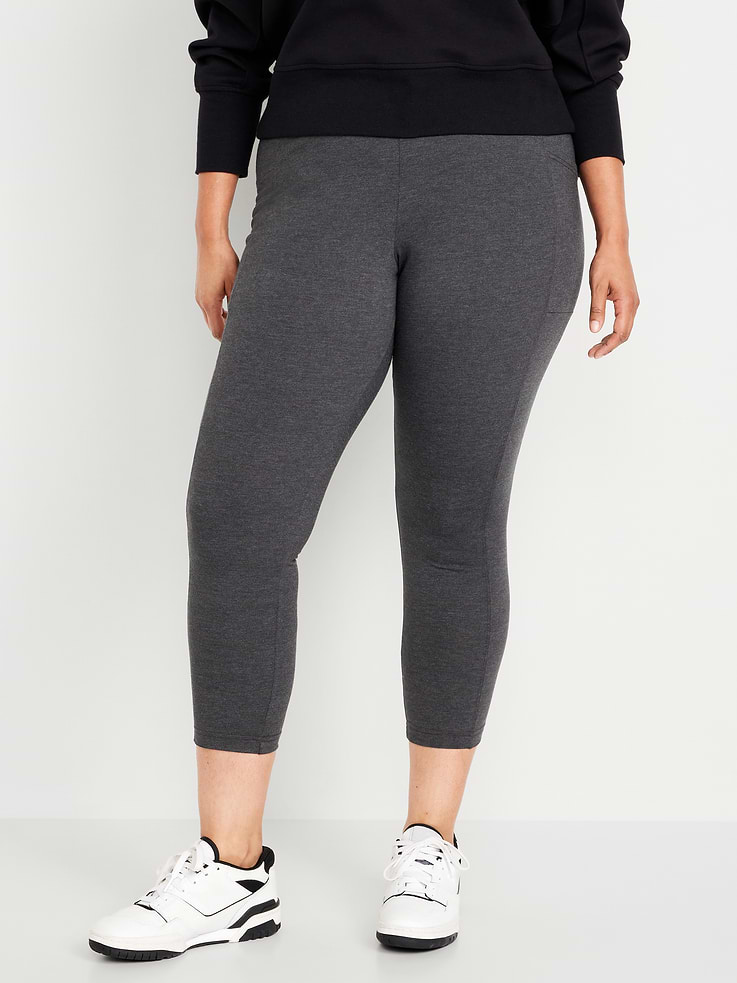 Image number 7 showing, High-Waisted Fashion Layering 7/8 Legging