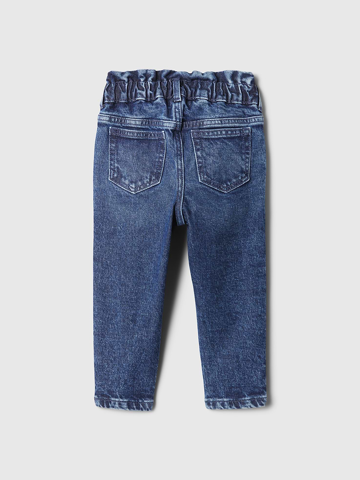 Image 2 of 2, Baby & Toddler Just Like Mom Ruffle Jeans
