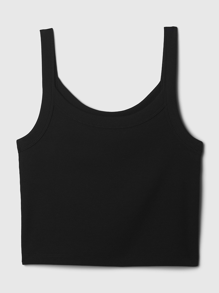 Image number 4 showing, Modern Rib Cropped Tank Top