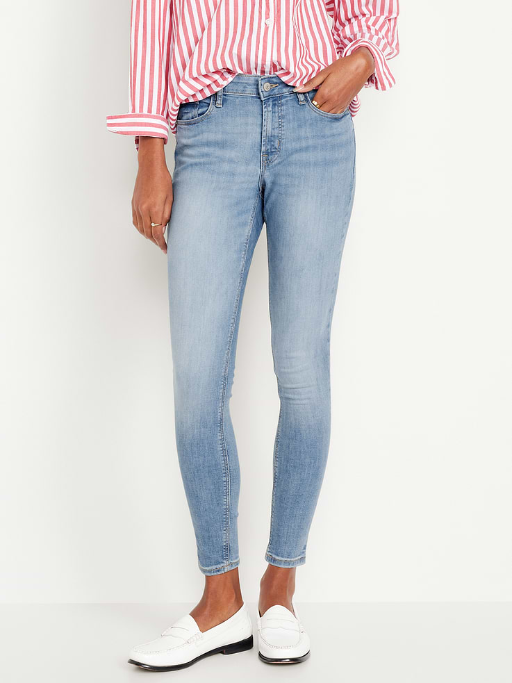 Image number 2 showing, Mid-Rise Rockstar Super-Skinny Jeans