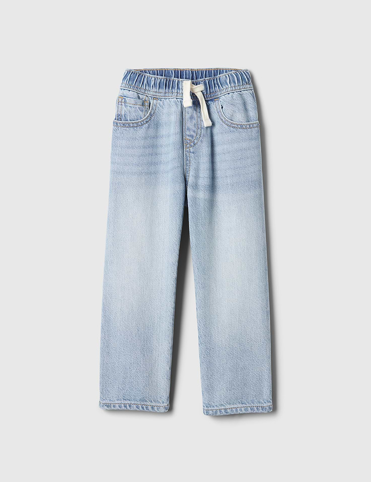 L'image numéro 1 présente Jean ballon Douceur suprême à taille élastique pour Bébé et Tout-petit