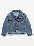 L'image numéro 1 présente Veste de camionneur en denim unisexe pour Tout-petit