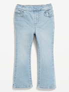 Image number 1 showing, Wow High-Waisted Flare-Leg Pull-On Jeans for Toddler Girls