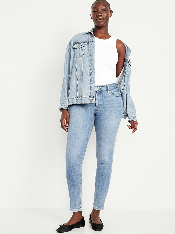 Image number 6 showing, Mid-Rise Rockstar Super-Skinny Jeans
