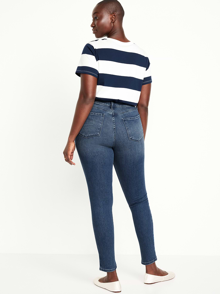 Image number 7 showing, High-Waisted Wow Super-Skinny Jeans